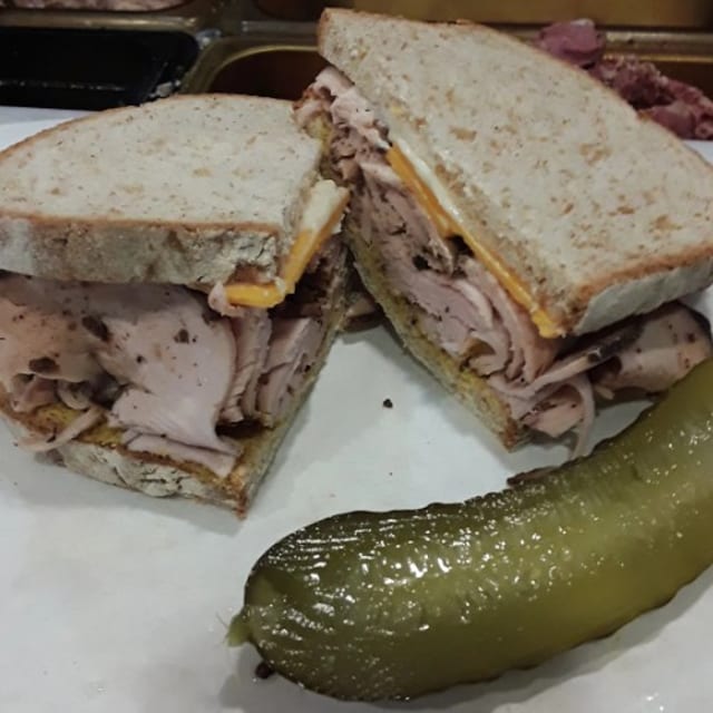 Turkey Breast Pastrami Sandwich 3 sizes.
