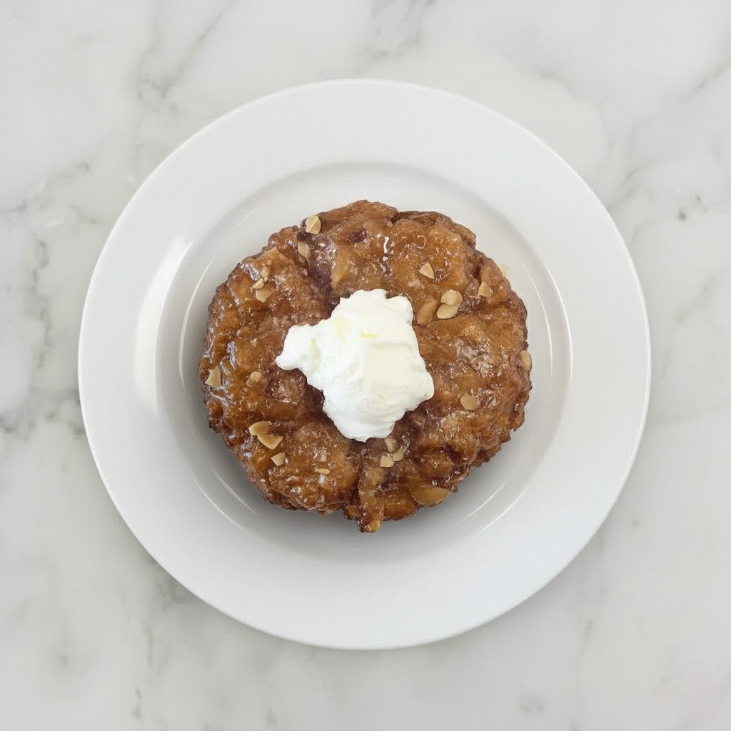 Apple Almond Fritter.